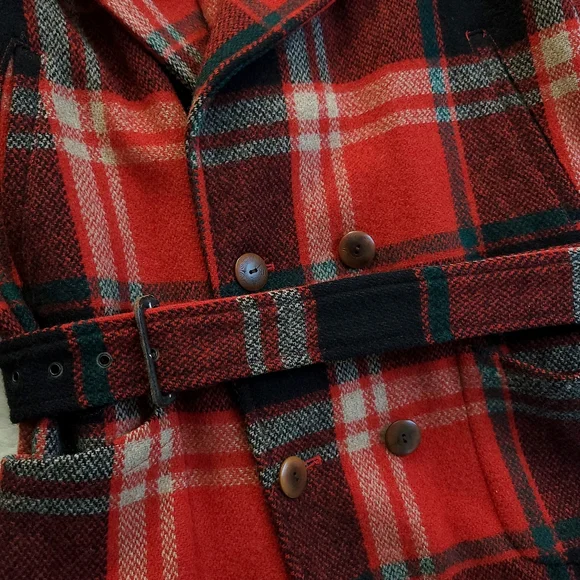 Vintage Ralph Lauren Country Check Plaid Chore Wool Jacket - Picture 8 of 12